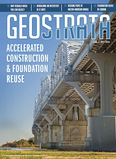Cover from GEOSTRATA June July 2024 magazine